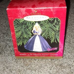 1999 Hallmark Ornament Barbie as the Millennium Princess